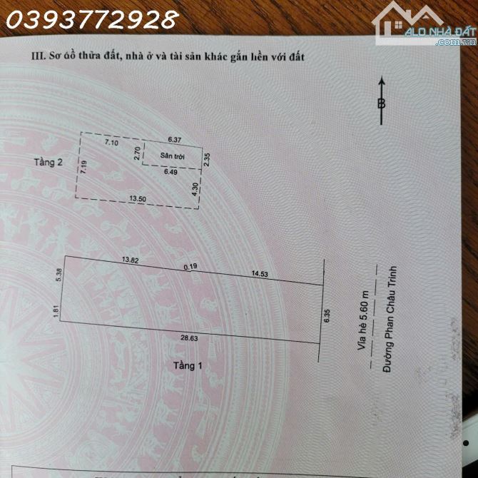 Kẹt tiền bán gấp lô đất 192m2 Phan Châu Trinh, Phường Hải Châu, Đà Nẵng, giá đầu tư - 1