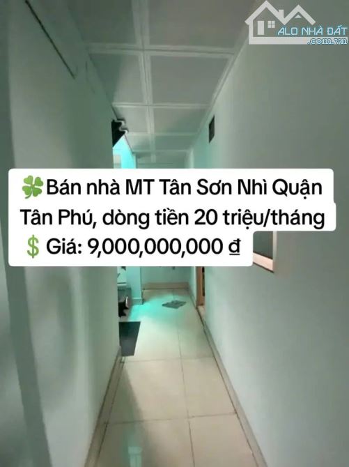 Bán nhà MT Tân Sơn Nhì Quận Tân Phú, dòng tiền 20 triệu/tháng - 2