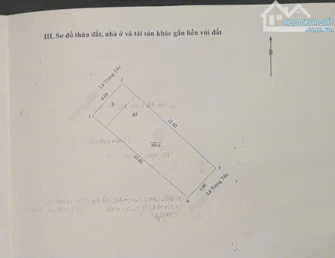 LÊ TRỌNG TẤN - THANH XUÂN  - 20M RA Ô TÔ TRÁNH - 50M2 - 4 TẦNG - 4 NGỦ - 11.55 TỶ (CÓ TL) - 2