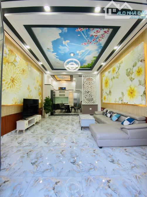 BÁN NHÀ MỚI ĐẸP - HUỲNH TẤN PHÁT, NHÀ BÈ 🏡 🌟 4 tầng - Ngang 5m - Đường 10m - Xe hơi ngủ - 3
