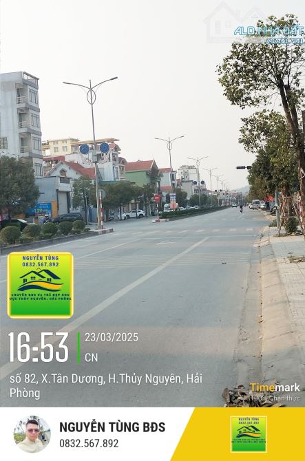 Bán đất tặng nhà 2 tầng mặt đường 359 Tân Dương cũ