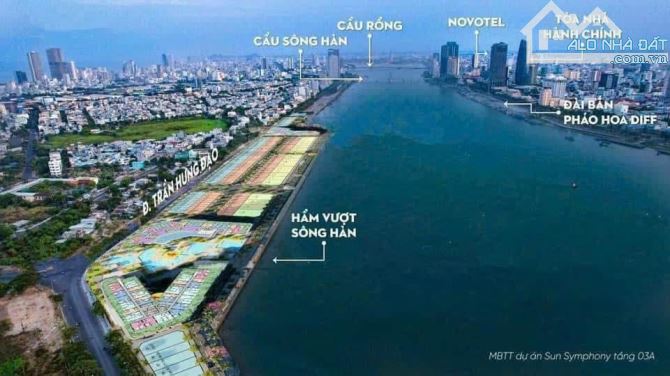 Bán căn hộ loại 1PN+1 Sun Symphony Đà Nẵng - diện tích 48,5m2 giá rẻ nhất chỉ 3tỷ299 - 1