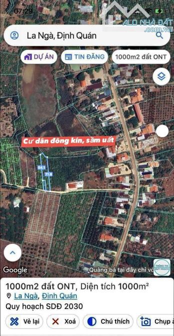 ✨ 1.000m2 (100m2 ONT). Đã rào sẵn lưới B40 & Full vườn Xoài Cát Hoà Lộc đang thu - 1.45 Tỷ - 2