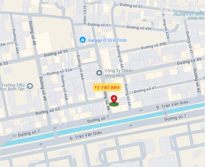Bán nhà đường Số 46 khu Tên Lửa, 5 x 20m, 3 lầu, 11.7 tỷ. - 1