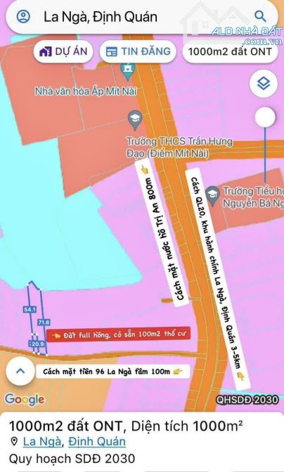 ✨ 1.000m2 (100m2 ONT). Đã rào sẵn lưới B40 & Full vườn Xoài Cát Hoà Lộc đang thu - 1.45 Tỷ - 3