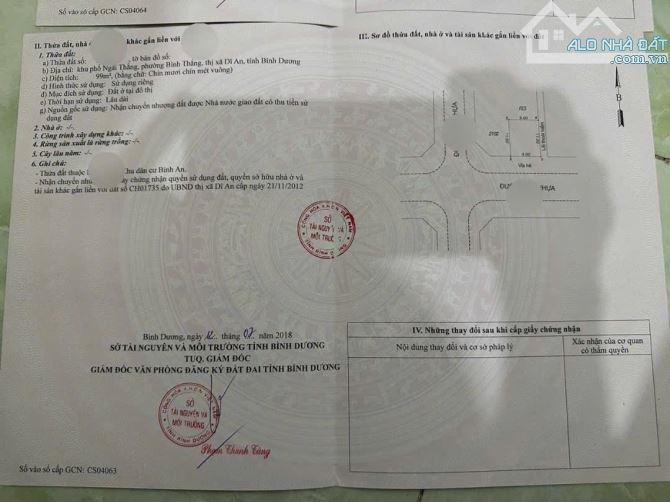 Đất mặt tiền kinh doanh KDC Bình An, Bình Thắng,TP Dĩ An - 5