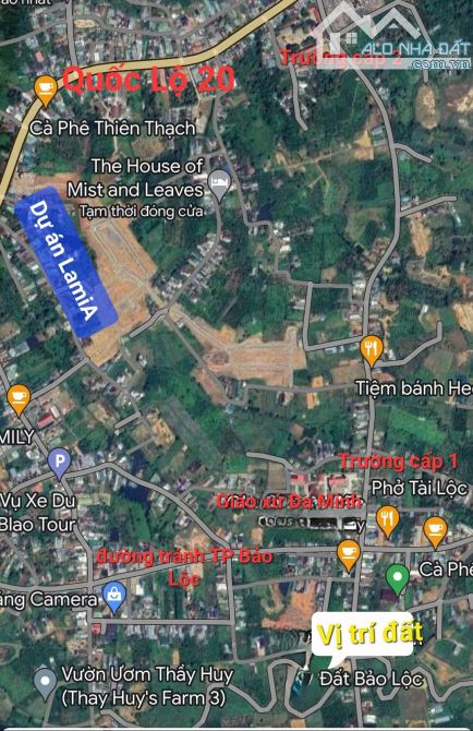 Cần bán hơn 5 sào đất thổ cư đường Ngô Tất Tố, sau dự án Lamia, Phường 3 TP.Bảo Lộc - 4