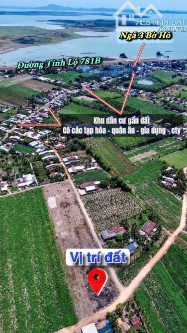 ✨ 5x30M (50m2 Thổ Cư) đường sỏi đỏ rộng 7M (QH: đổ Nhựa) KDC sầm uất, gần thị trấn - 379TR - 7