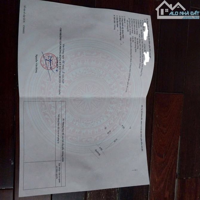 Tài Chính Nhỉnh 2 Tỷ sở hữu lô đất Văn Giang đường thông bàn cờ , vị trí đắc địa đầy đủ