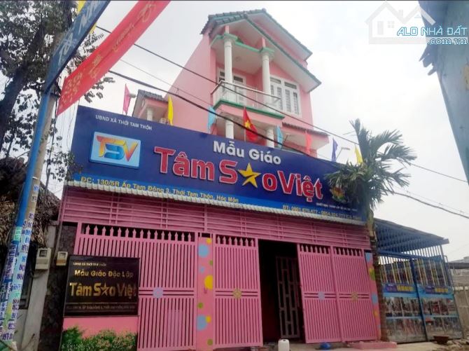Nhà 2 Lầu 9x15m Đường Nguyễn Thị Thảnh x.Thới Tam Thôn Hóc Môn Giá 15tr/th Cọc 2th
