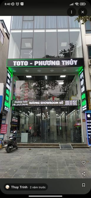 Cho thuê nhà mặt phố Hồ Tùng Mậu 100m2 × 3 tầng - Mt 7.5m - 150 triệu