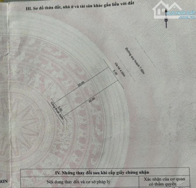 Bán Lô Đất Mặt Tiền đường Hoả Sơn. Sát Sông Cổ Cò. Đường 7m5.