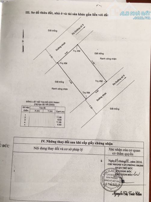BÁN NHANH LÔ ĐẤT HẺM XE HƠI, ĐƯỜNG SỐ 9, P. LINH TÂY, 80M2, NGANG 6.83M, SỔ ĐẸP VUÔNG VỨC