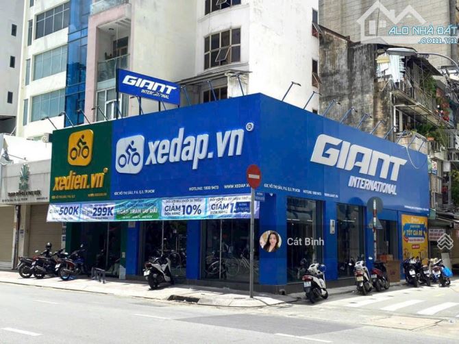 Bán nhà góc 2MT Võ Thị Sáu, Phường VTS , Quận 3, DT 6,8 x 14m, HĐT 115 triệu/ tháng