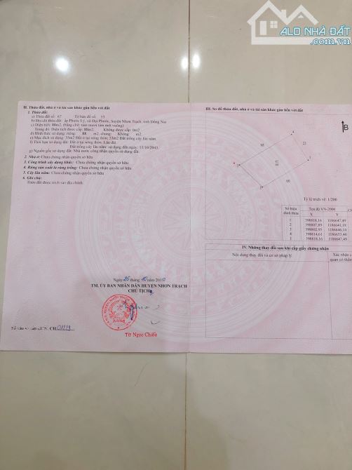 Bán nhà Đại Phước, đất sạch khu dân cư, gần Bưu điện, Điện lực, nước... - 1