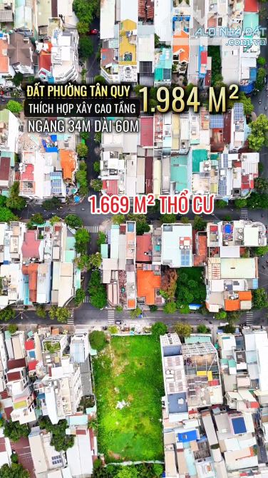 ĐẤT LỚN 1.984 M2 CHỦ QUYỀN CÁ NHÂN PHƯỜNG TÂN QUY, QUẬN 7 NGAY LOTTE MART - 1