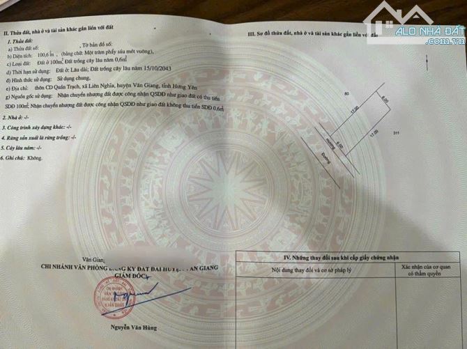 Cần bán 100,6 m đất trục chính Quán trạch - 2