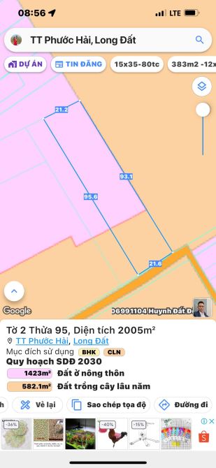 2000m2-300tc Thị trấn Phước Hải giá chỉ 6tỷ7 mua luôn đi ạ!!! - 4