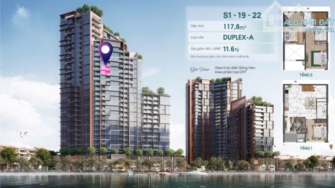 Siêu phẩm tầng cao Duplex view trưc diện sông Hàn, pháo hoa, giá cực kì sốc - 6