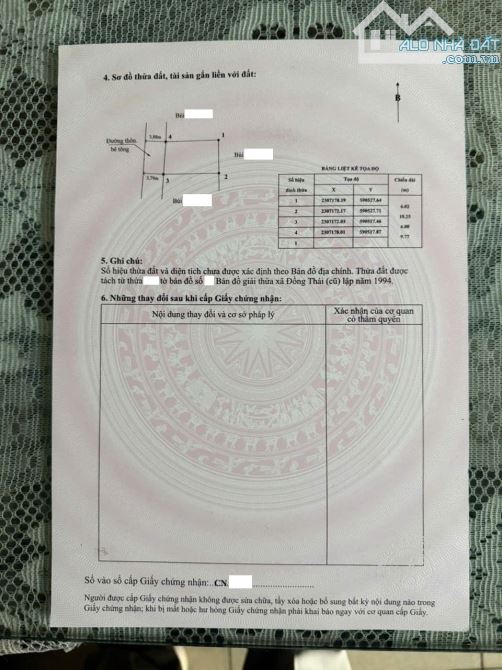 Đất Minh Kha, Đồng Thái, ngõ ô tô 7 chỗ đi thông giá chỉ hơn 1 tỷ đồng