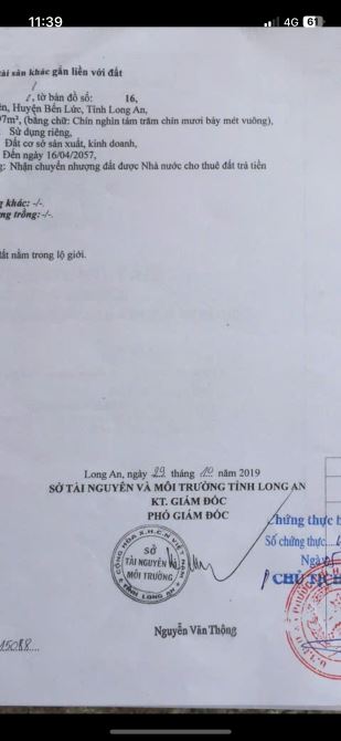 Bán Nhà Xưởng Mặt Tiền Quốc Lộ 1A,  TT Bến Lức, Tỉnh Long An ( 10.297m2 đất SKC) Lâu dài - 1