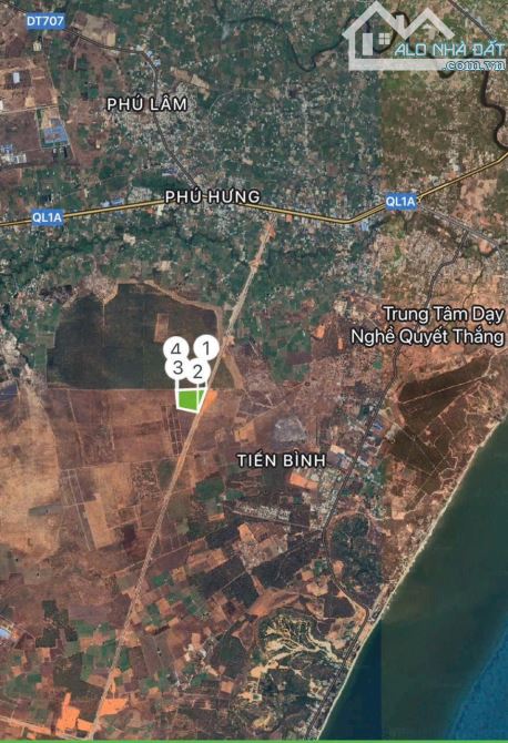 Bán Lô góc 3 mặt tiền nhựa 719B, Xã tiến thành, Tp Phan thiết - 1