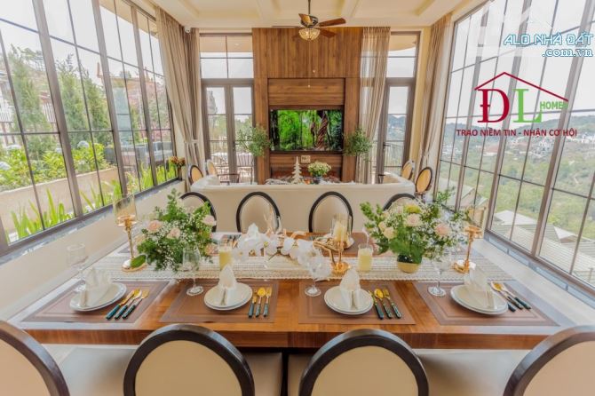 Villa Khe Sanh Đà Lạt thiết kế sang trọng view đẹp không che chắn 20 tỷ TL - 2
