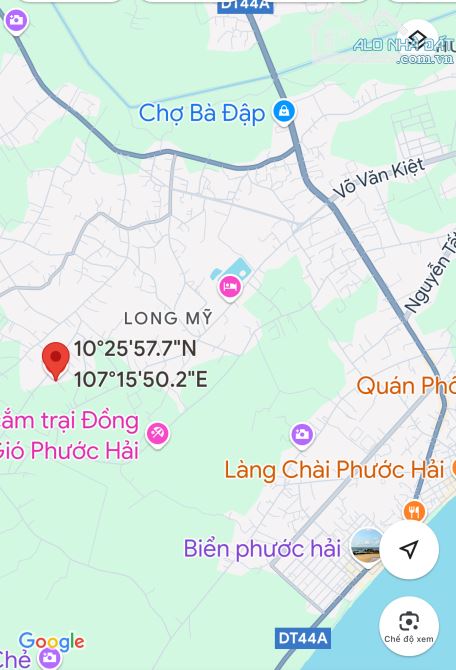 VỊ TRÍ ĐẸP - HIẾM BÁN - 350M2 (15x23M)- THỔ CƯ - KHU RESORT LAN RỪNG - LONG MỸ - ĐẤT ĐỎ - 2