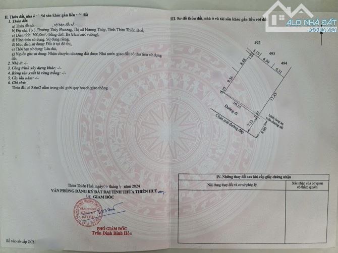 🔥🔥🔥Bán 300m2 đất sát đường NGUYỄN TẤT THÀNH Dạ Lê Thuỷ Dương TP Huế zá tốt - 2