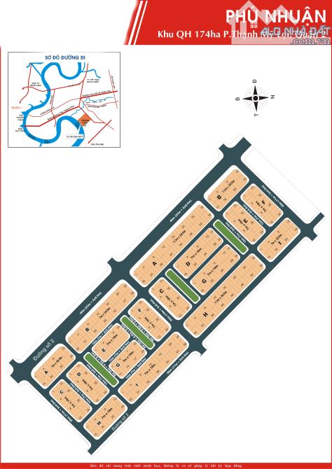 Bán đất dự án Phú Nhuận TM.Lợi Quận 2 cũ nền B26 gần Trường Học (129.5m2) 140 tr/m2 - 4