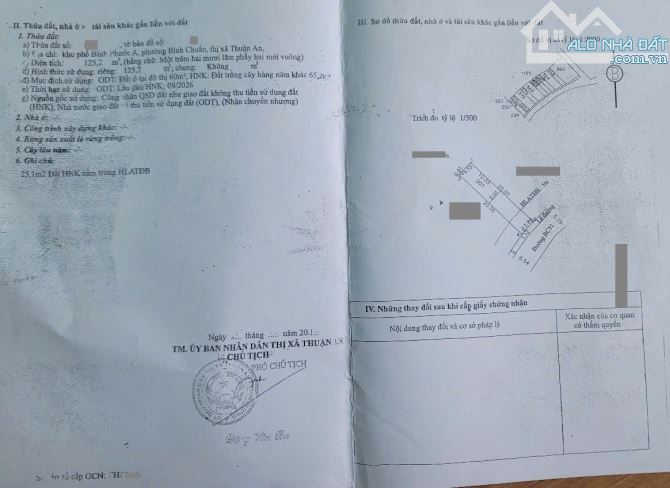 đất 125,2m2 4ty5 TL MT kinh doanh buôn bán gần Ngã Tư Bình Chuẩn P.Bình Chuẩn - 5