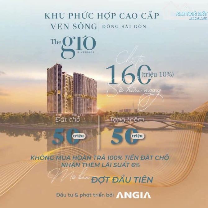 💎 𝐓𝐡𝐞 𝐆𝐢ó 𝐑𝐢𝐯𝐞𝐫𝐬𝐢𝐝𝐞 - Căn hộ cao cấp liền kề Ga Metro có 3 mặt view sông