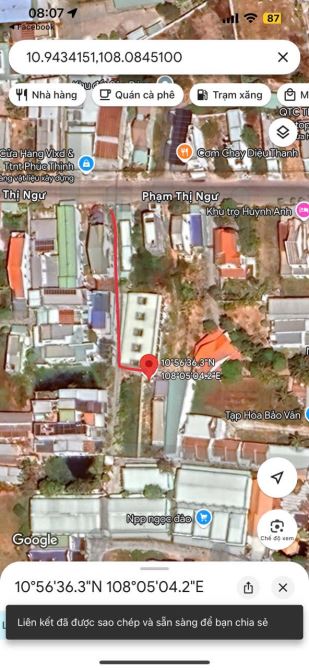 Bán lô 2 phạm thị ngư, phan thiết 180m2 thổ cư chỉ 1ty680 - 1