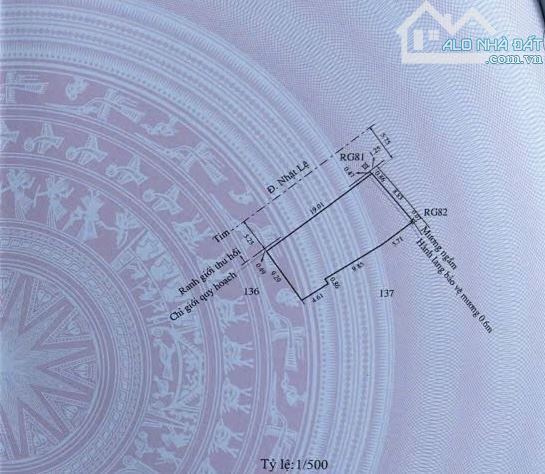BÁN 184M2 ĐẤT MẶT TIỂN KINH DOANH ĐƯỜNG NHẬT LỆ - QUẬN PHÚ XUÂN GIÁ CHỈ 9.5 TỶ