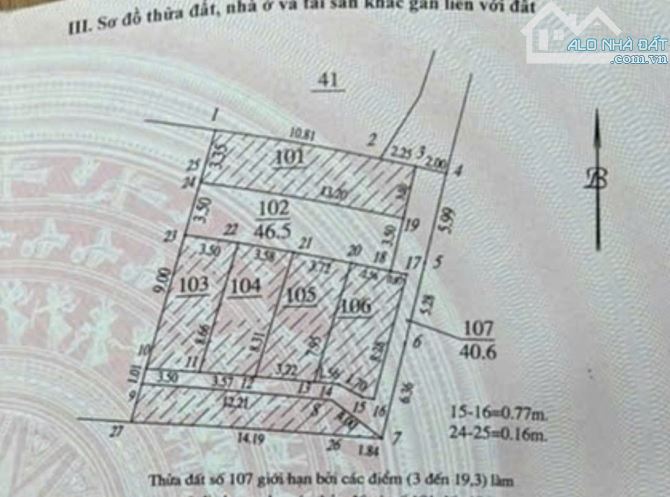 54m2 ĐẤT THỔ CƯ KIM CHUNG HOÀI ĐỨC DIỆN TÍCH NHỎ XINH GIÁ ĐẦU TƯ. - 2