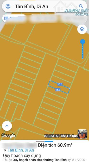 61m2 full thổ, hẻm 6m xe hơi né, không QH, Trương Vẵn Vĩnh, Tân Bình, Dĩ An - 2
