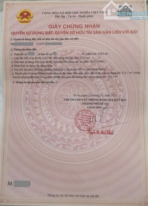Đất mặt tiền kinh doanh đường Tân Lập, ngay Bcons Miền Đông, KTX khu A, 2160 Dĩ An - 4