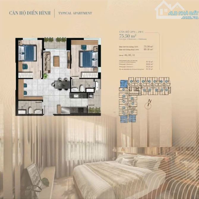 💎 𝐓𝐡𝐞 𝐆𝐢ó 𝐑𝐢𝐯𝐞𝐫𝐬𝐢𝐝𝐞 - Căn hộ cao cấp liền kề Ga Metro có 3 mặt view sông - 4
