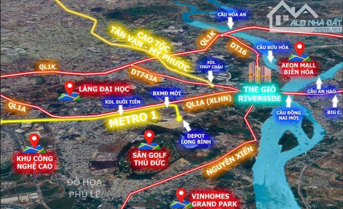 Căn Hộ The Gió Riverside, 2 mặt tiền, 3 mặt sông, 1,6 tỷ/căn, góp 1%/ tháng, 50% nhận nhà - 5