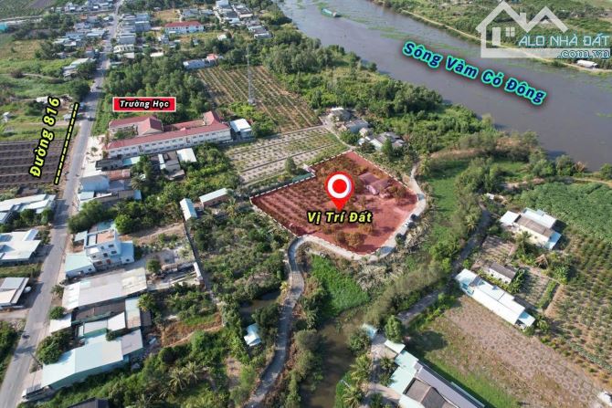 Siêu phẩm, chỉ 699tr sở hữu 500m2 đất vườn chuyển thổ view kênh - 7
