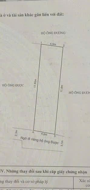 Bán đất ngõ ô tô Quỳnh Cư – Hùng Vương – Hồng Bàng 80m2 – 1,45 tỷ