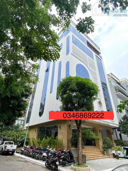 Bán gấp Toà Nhà Dịch Vọng Hậu - Cầu Giấy. Lô góc 3 mặt thoáng. DT 186m2 x 8T. MT 15m.