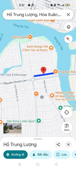 Bán đất đường Hồ Trung Lượng, Phường Hòa Xuân, Quận Cẩm Lệ, 100 m2, Giá: 5.00 tỷ - 1