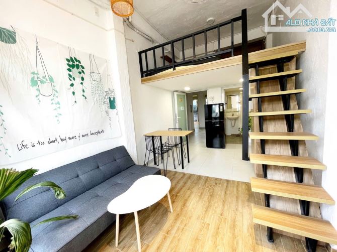 Căn hộ có gác full nội thất, Điện Biên Phủ, Bình Thạnh, gần ngã 4 Hàng Xanh, Đại Học UEF, - 1
