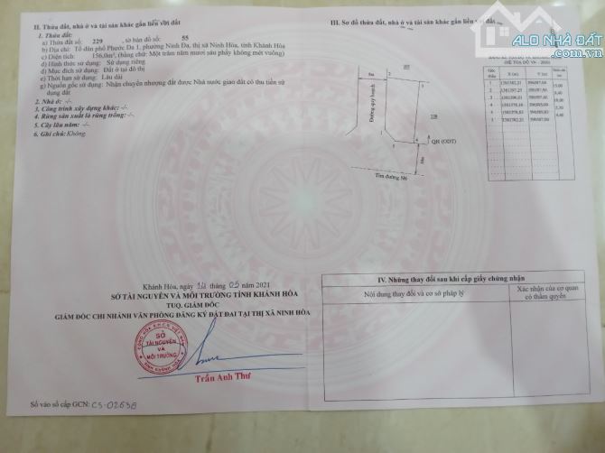 Bán lô góc TDC Phước Đa 1 MT Nguyễn Cụ Ninh Hòa Khánh Hòa - 1