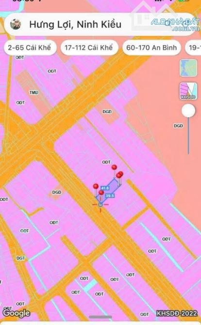 Bán 550m2 ( 12.8 x 41) mặt tiền Trần Hoàng Na ( cách 30/4 90m) - 2