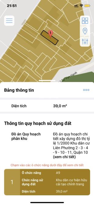 Bán đất Tặng nhà Ngô Gia Tự Q.10, sổ vuông A4, tài lộc, cách 1 căn ra mặt tiền, nhỉnh 4 tỷ - 3