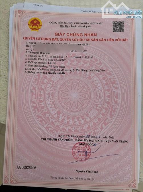 Chủ cần bán đất 52,9m tại Hoàng Trạch - 4