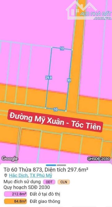 Cần bán lô đất trung tâm phường Hắc Dịch - TP Phú Mỹ - 4