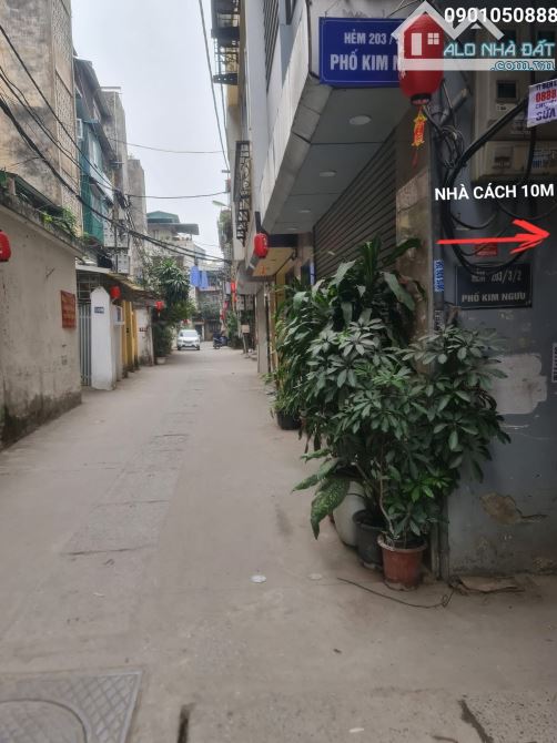 Bán nhà mặt ngõ phố Kim Ngưu, ngõ nông ,dt52m, mt8m, 5 tầng thang máy, giá 10.2 tỷ - 5